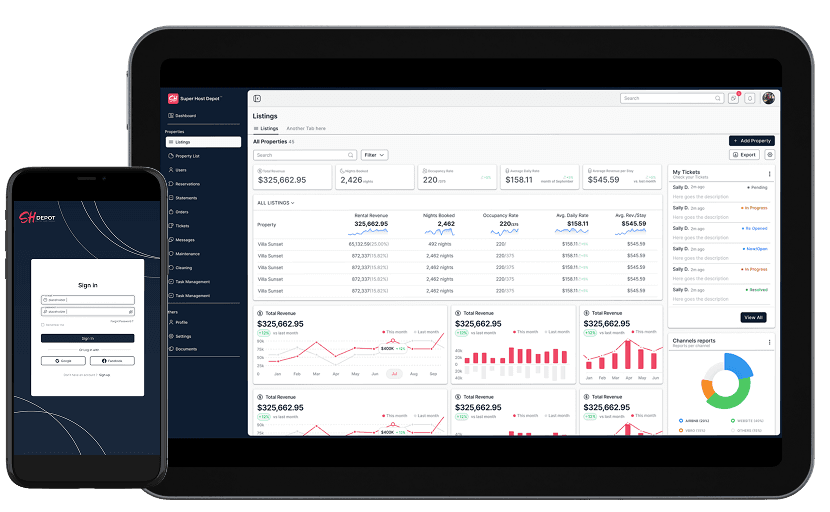 Host desk interface